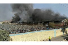 انبار مدیران خودرو در آتش سوخت